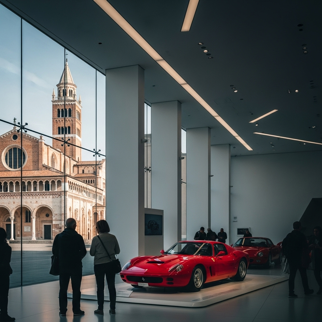 Индивидуальные экскурсии в Модене с русским гидом по музею Ferrari и историческому центру родины Энцо Феррари